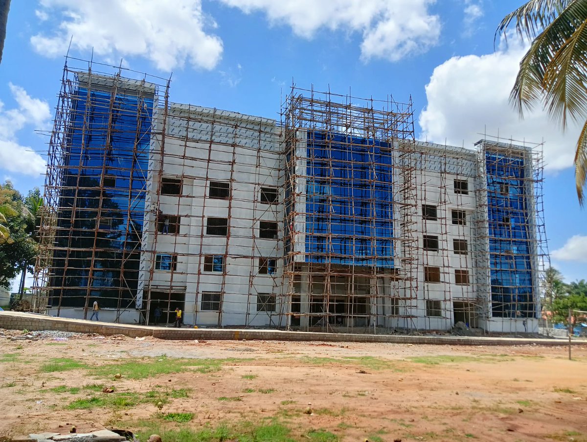Running Project of ACP Cladding and Structural Glazing for Baldwin international school in Attibele.

#AcpCladding #Structuralglazing