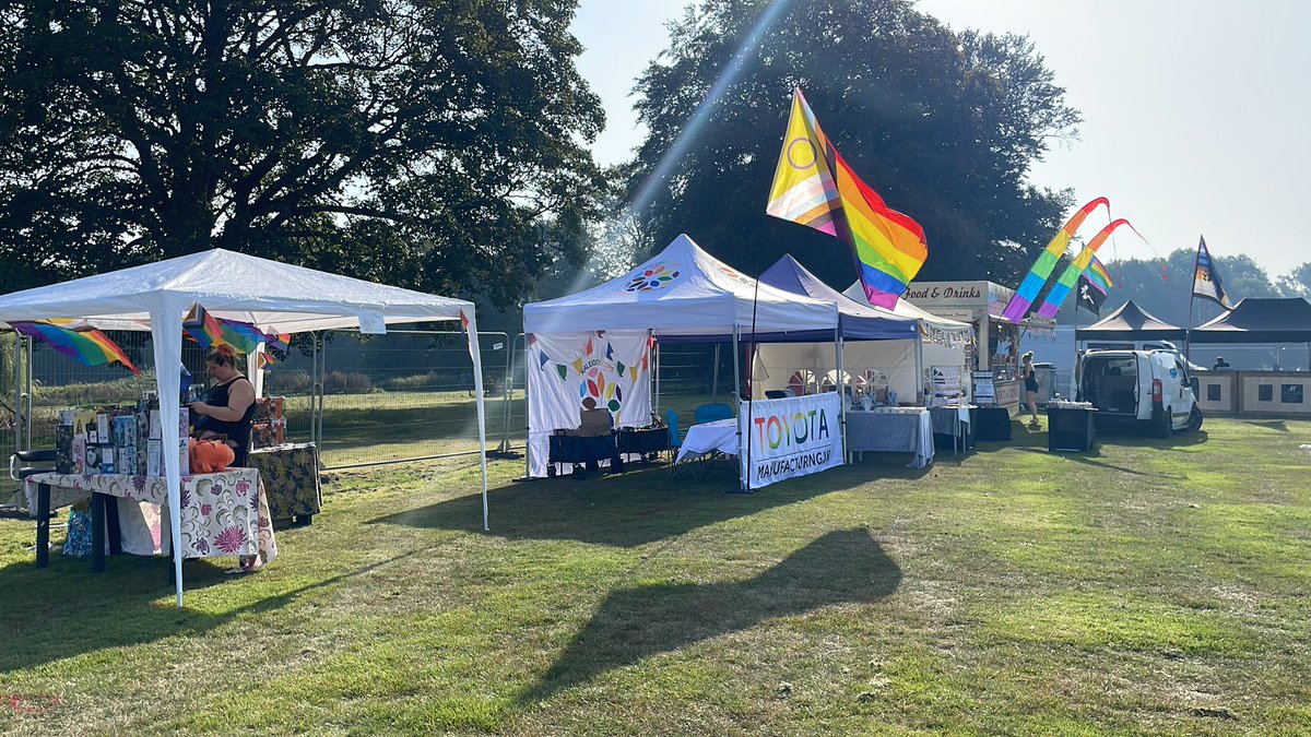 We are @DerbyPrideLGBT We have made the decision not to be in full uniform due to the heat but we are definitely here and happy to teach all some emergency first aid skills. Come over and say hi as we also want to ask for some feedback on how we engage with you #PrideAtEMAS