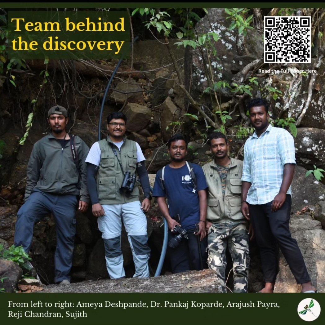 chaturullu's tweet photo. Thrilled to announce that our team has discovered a new species of Protosticta damselflies from the Western Ghats of India! The discovery is the product of DST-SERB grant.
Link to the original article: https://t.co/QsQOz1Jl8u
#dstserb
#newspeciesalert #climatecrisis https://t.co/S3Ne8a2JTy