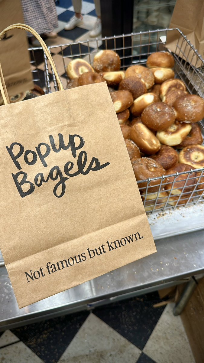 There’s a reason the lines are *literally* wrapping around the block in New York City…

Best bagels in the world and it’s not even close. 

🐐

<a href="/popupbagels/">popupbagels</a>