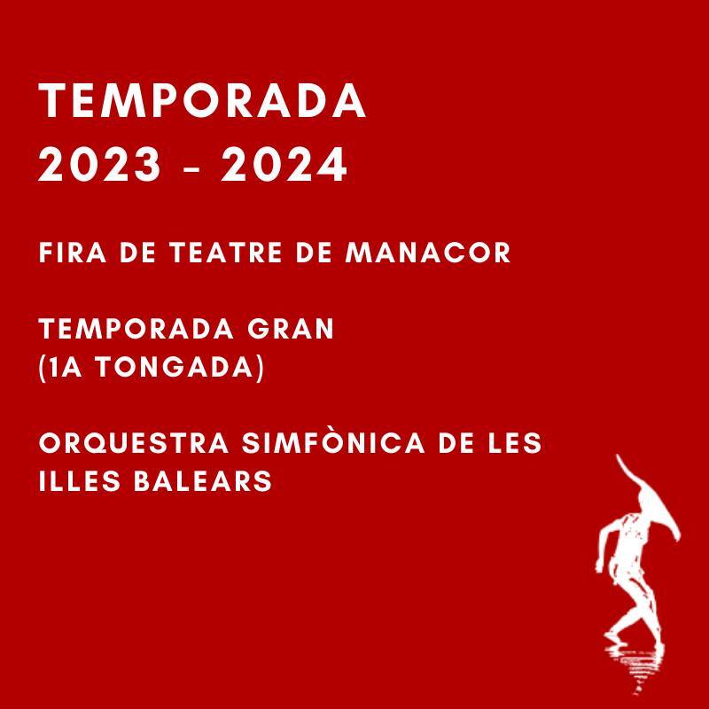 Tota la informació aquí: tinyurl.com/mr3zrndb

Temporada 2023 - 2024 al Teatre i a l'Auditori de #Manacor