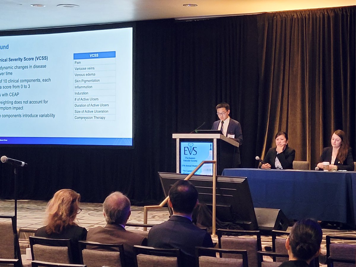 Very thankful for the opportunity to present <a href="/VascularEVS/">Eastern Vascular Society</a> in our nation’s capital. #EVS2023