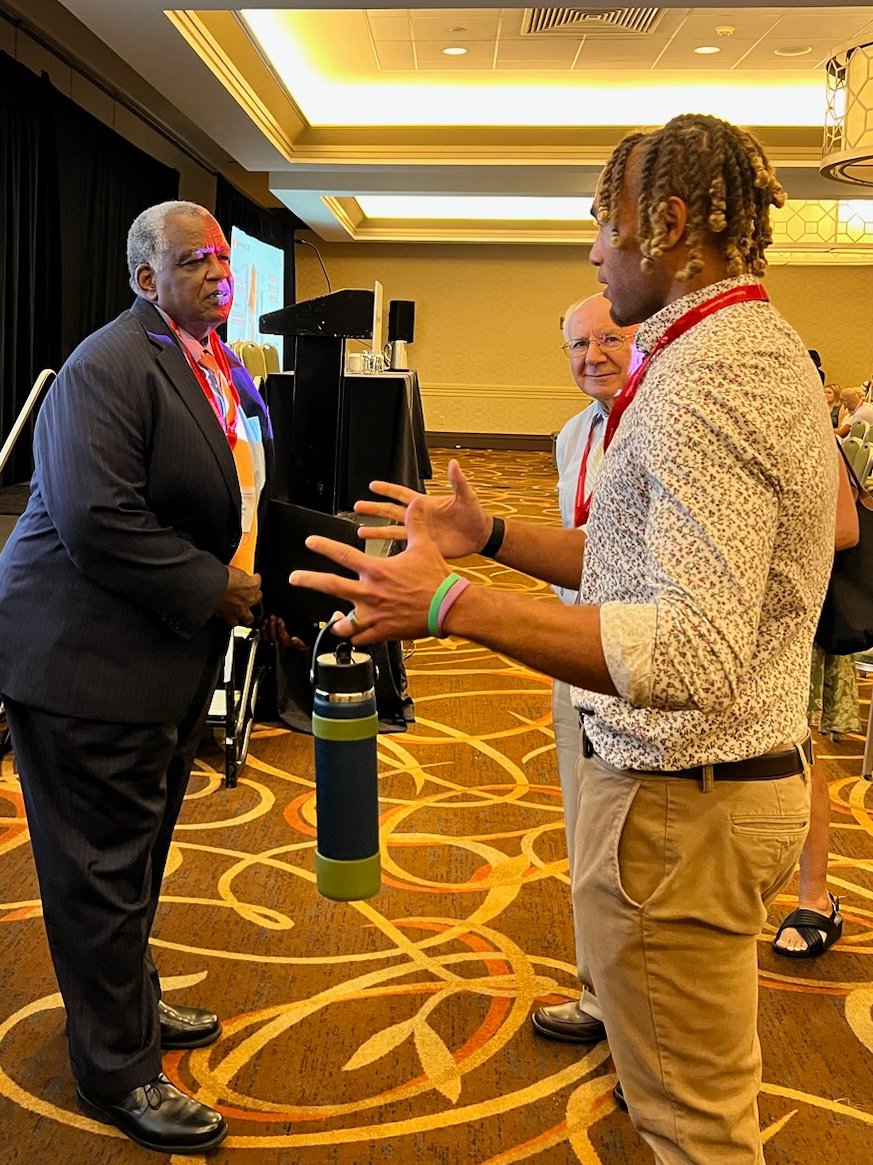 Austin Robinson (@ausrob_phd) on Twitter photo One of the highlights of my #Hypertension23 meeting - the debate "New Therapies for Hypertension are Needed (Drugs and Devices) vs. Implementation" between <a href="/kcferdmd/">Keith C. Ferdinand, MD, FACC, FAHA, FNLA</a> and <a href="/DrJMLuther/">๐ผ๐๐๐ ๐ป๐๐๐๐๐</a>, and speaking with Dr. Ferdinand afterwards. Excellent session!
<a href="/AHAMeetings/">AHAMeetings</a> <a href="/CouncilonHTN/">Council on Hypertension</a> One of the highlights of my #Hypertension23 meeting - the debate "New Therapies for Hypertension are Needed (Drugs and Devices) vs. Implementation" between <a href="/kcferdmd/">Keith C. Ferdinand, MD, FACC, FAHA, FNLA</a> and <a href="/DrJMLuther/">๐ผ๐๐๐ ๐ป๐๐๐๐๐</a>, and speaking with Dr. Ferdinand afterwards. Excellent session!
<a href="/AHAMeetings/">AHAMeetings</a> <a href="/CouncilonHTN/">Council on Hypertension</a>