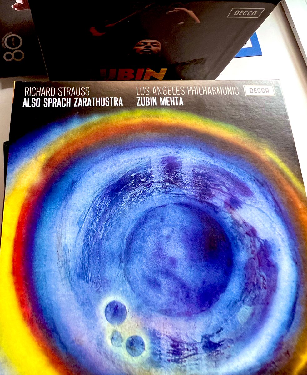 #NowSpinning #NowListening Mehta and LA Philharmonic #RichardStrauss Also Sprach Zarathustra. Not a bad performance at all.