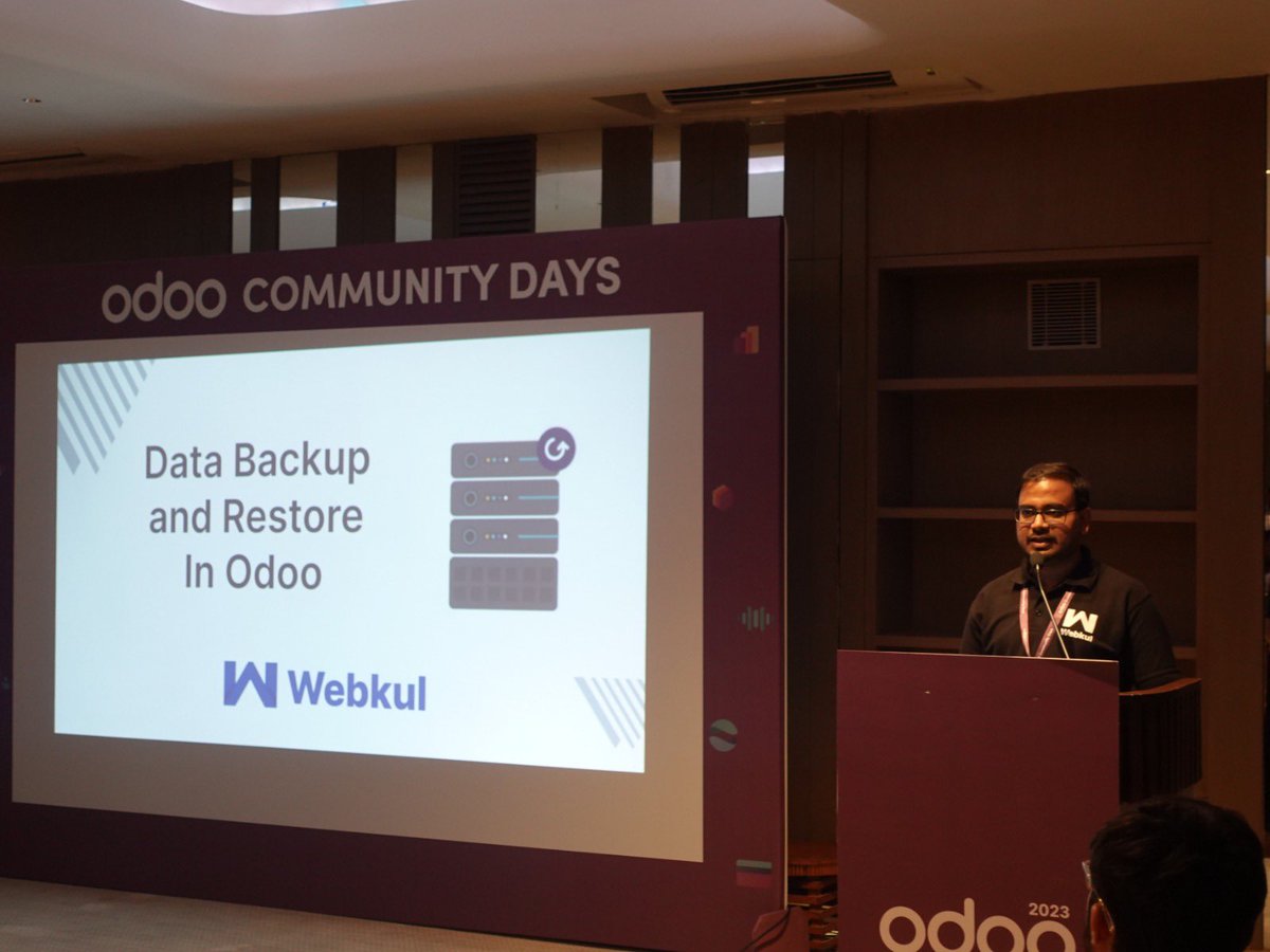 Odoo's tweet photo. By Neeraj Sahu from Webkul! Very interesting! 😇 https://t.co/LhljdWfsWb