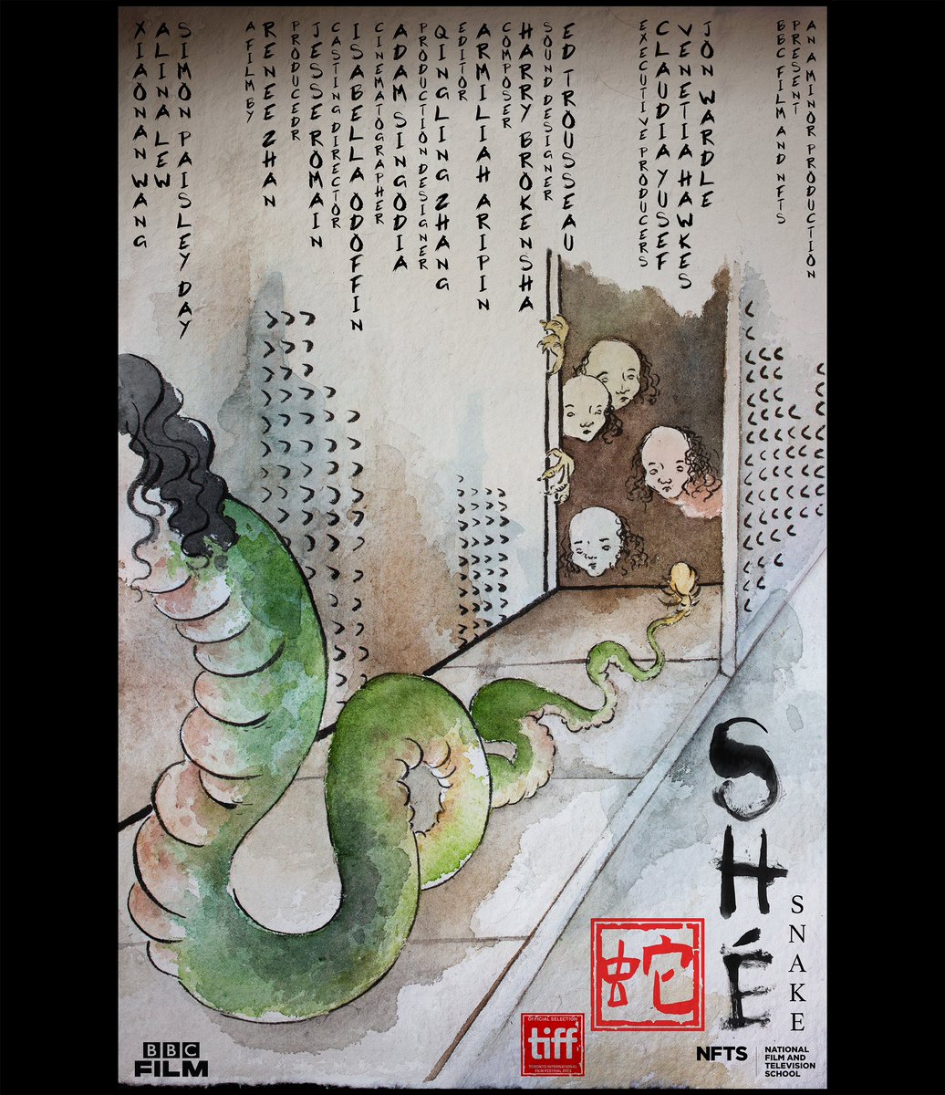 jessedromain's tweet photo. Premiering tonight @TIFF_NET! 

SHÉ (SNAKE)

By @renee_zhan, produced by me.

Animation collab from @thisisblink, support @DigiOrchard 

And thanks to @BBCFilm and @NFTSFilmTV https://t.co/xQEUQn80YT