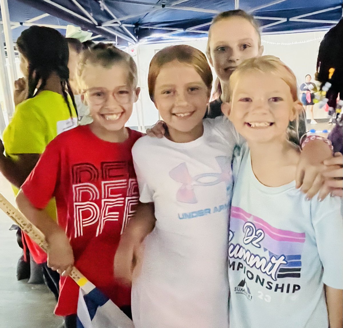 MariaTeros's tweet image. Boosterthon joy! We met our goal!!! 💙@HumbleISD_PFE #PFEisHAPPY