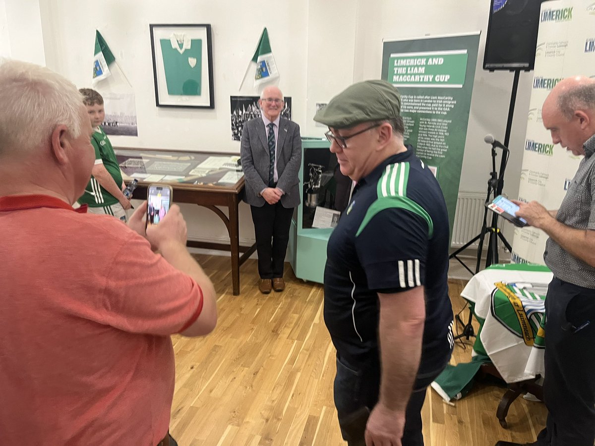 SeanRyanT's tweet photo. #Limerick @LimerickMuseum A must see & visit , October 31st #LimerickGAA #Sport #LimerickHistory https://t.co/zzVCOQzmjR