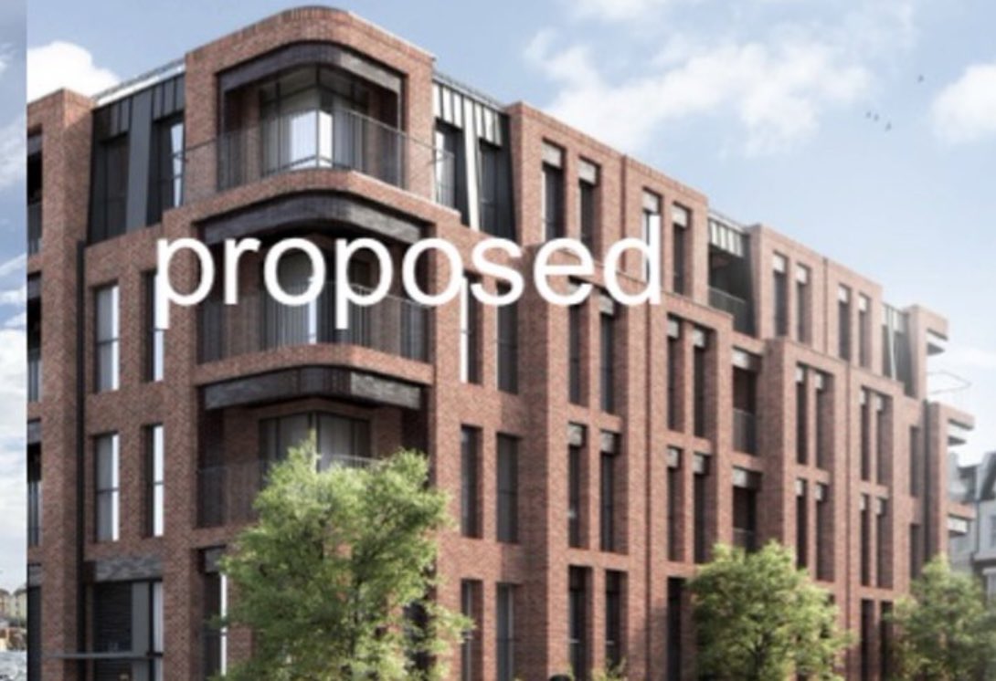 Insanity. @lbhf refused planning permission on Argos site in King Street partly because “The proposed development was also considered overbearing and dominating” yet they approved one that looks THE SAME in Barons Court *Conservation Area* 
King Street: no      Barons Court: yes