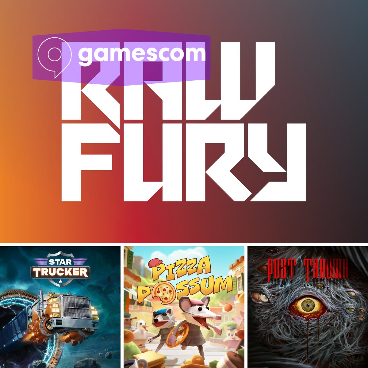 SemperLudo's tweet photo. Découverte #gamescom2023
Chez #RawFury, on peut conduire un camion dans l'espace #StarTrucker, voler des pizza #PizzaPossumGame et résoudre des énigmes effrayantes #PostTraumaGame
https://t.co/u7yEZiL0wT https://t.co/yASZ35zofr