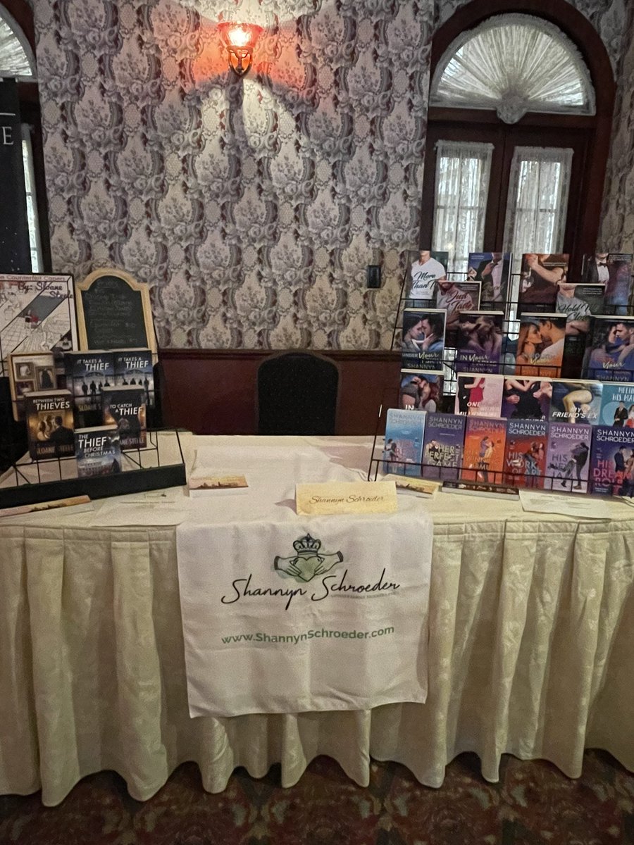 Getting ready for Romantic Galena Reads. #romanticgalenareads #RomanceReaders