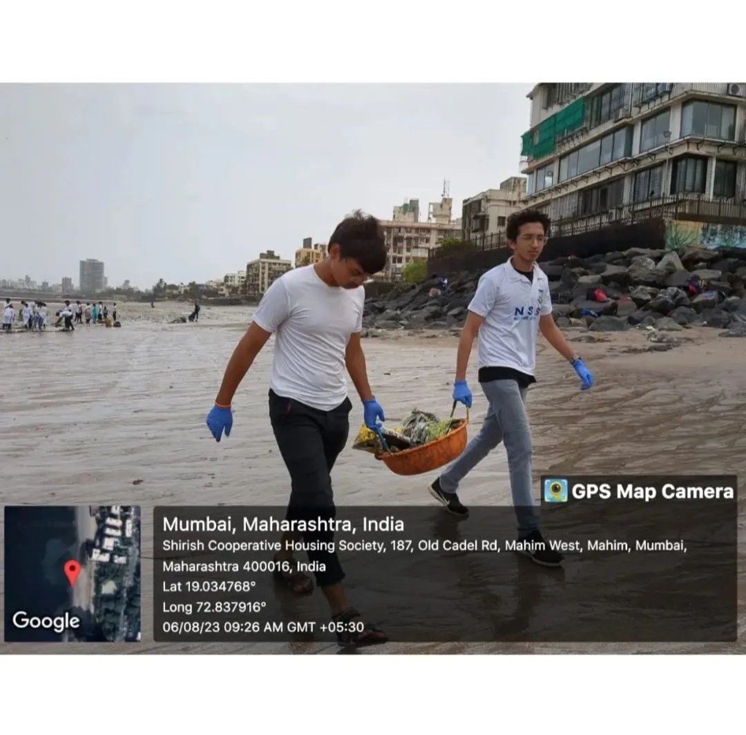 KJSSC_NSSUNIT's tweet photo. 1. Name of the Activity - Beach Clean-Up Drive at Mahim Beach

2. Date -  August 6 ,  2023
   Time-  8:30AM- 10:30AM

3. Objective of the Activity- To mitigate the problem caused by ocean debris and plastic in marine life.
#nss #beachcleanup #nssunit https://t.co/Mw4RtizcHT