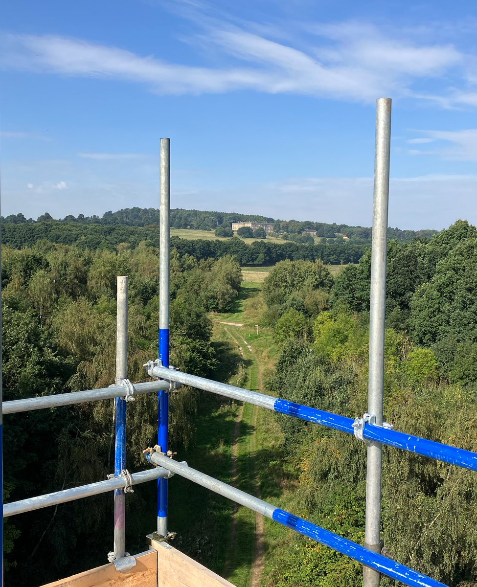 Pleased to be carrying out stone replacement to The Queen Ann Monument  The obelisk, which stands about 25 mtr. in height carries a fascinating inscription, it was completed in 1734 for Thomas Wentworth, Earl of Strafford, his house, Wentworth Castle can be seen in the distance.