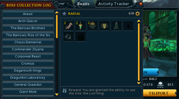 slens_sation's tweet photo. log update, gloves and pet left #runescape #rasial https://t.co/1qieCteMWi