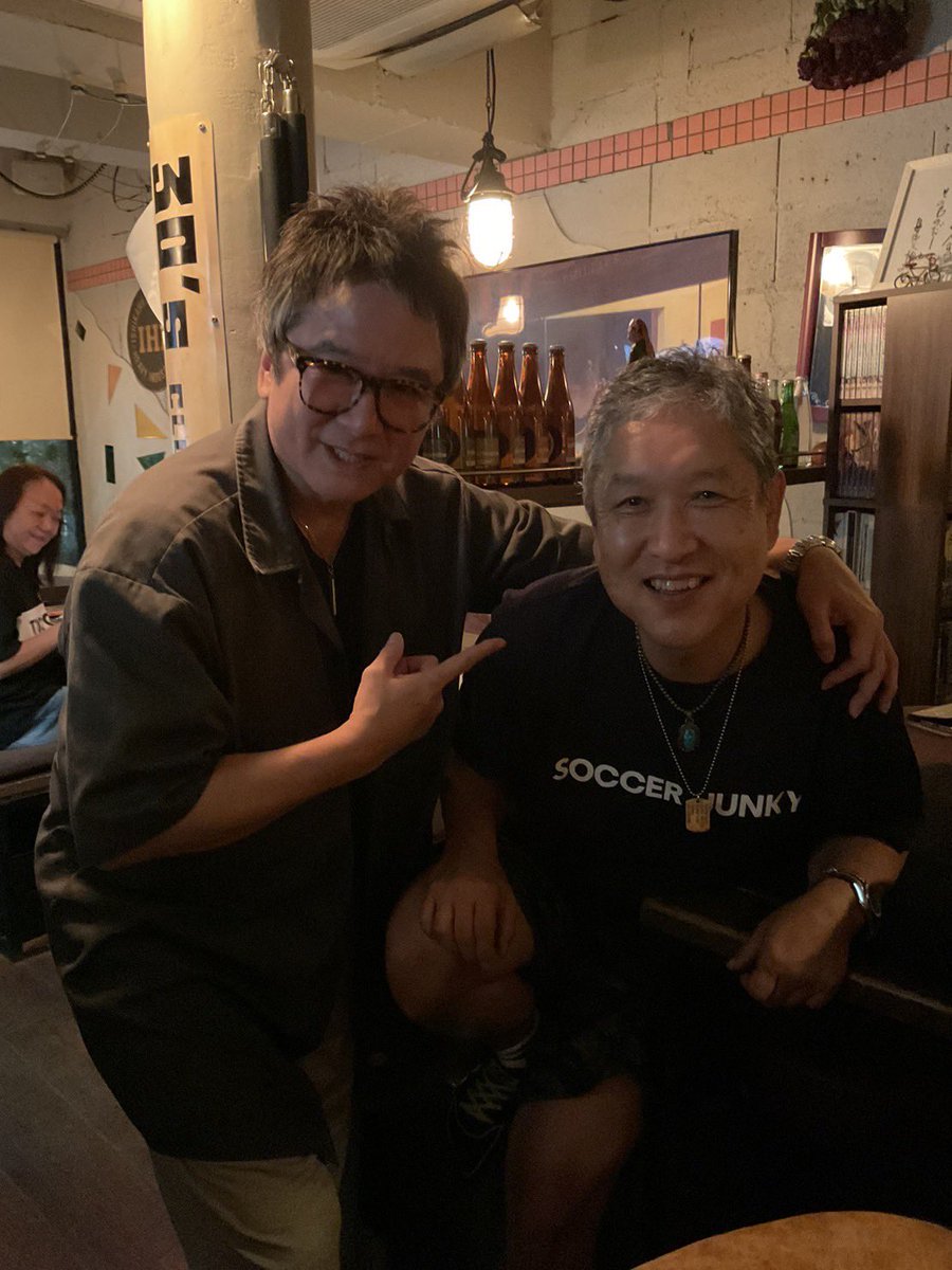 kazz_nishikiori's tweet photo. 幼稚園から一緒の､幼馴染のマメと居ます^ ^
今でも自転車仲間です🚲
ずいぶん平井にも行ってないので、又みんなとも会いたいなぁ。
下町はいつまでも､仲間を大切にします！ https://t.co/4bKMHAsGzb