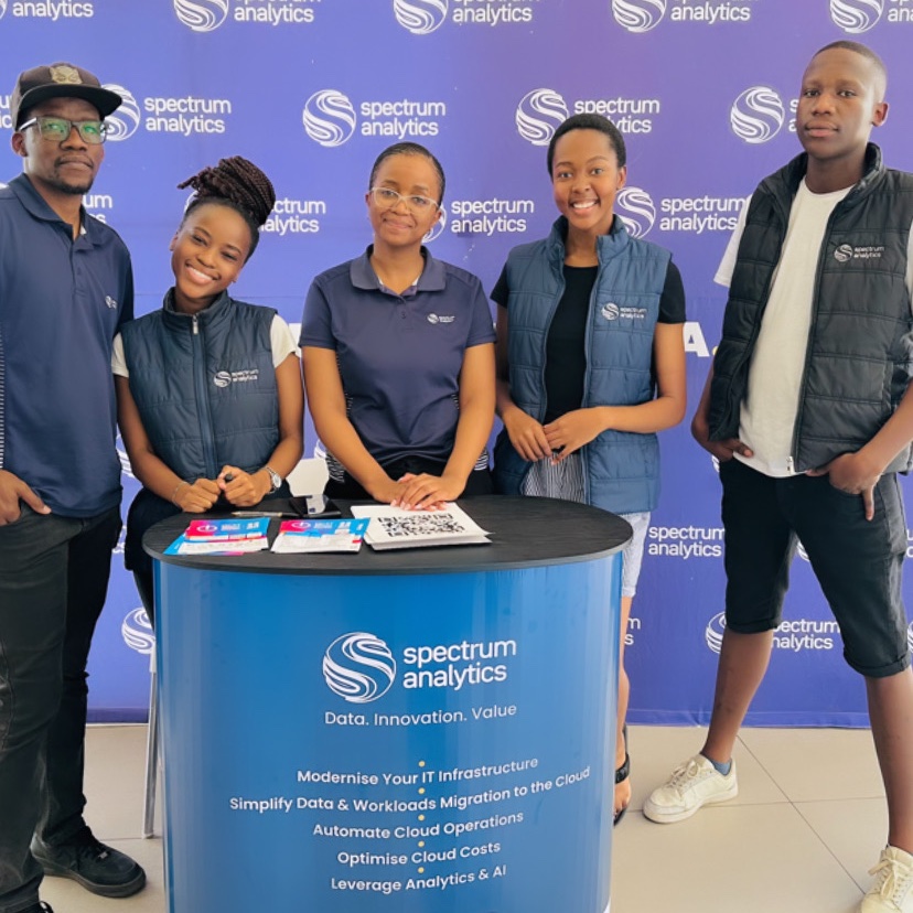SpecAnalyticsBW's tweet photo. Had a successful @gcetshow activation today . Catch us on the next one next Friday &amp; Saturday at the fields mall . Be on the look out for our exciting giveaways 🫵🏽 https://t.co/CGKwm8jD0h