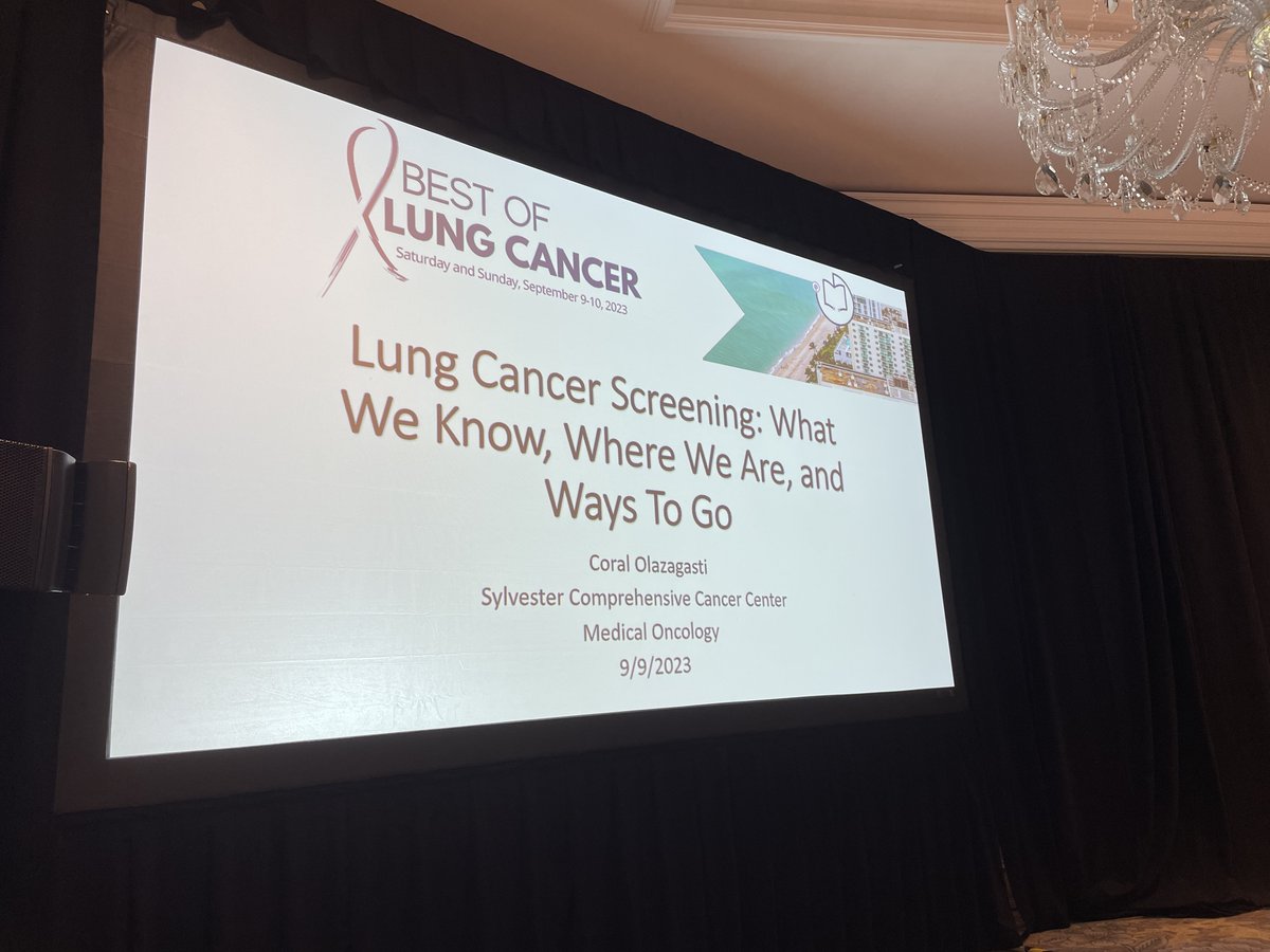 Not all of us are able to travel to 🇸🇬 for #WCLC23 For those at home, tune into @TotalHealthConf #BestofLung as @COlazagasti presents updates on #LungCancerScreening 🫁 🩻 We need to increase eligibility and uptake! @SylvesterCancer @Latinamd @GlopesMd @NarjustFlorezMD #LCSM