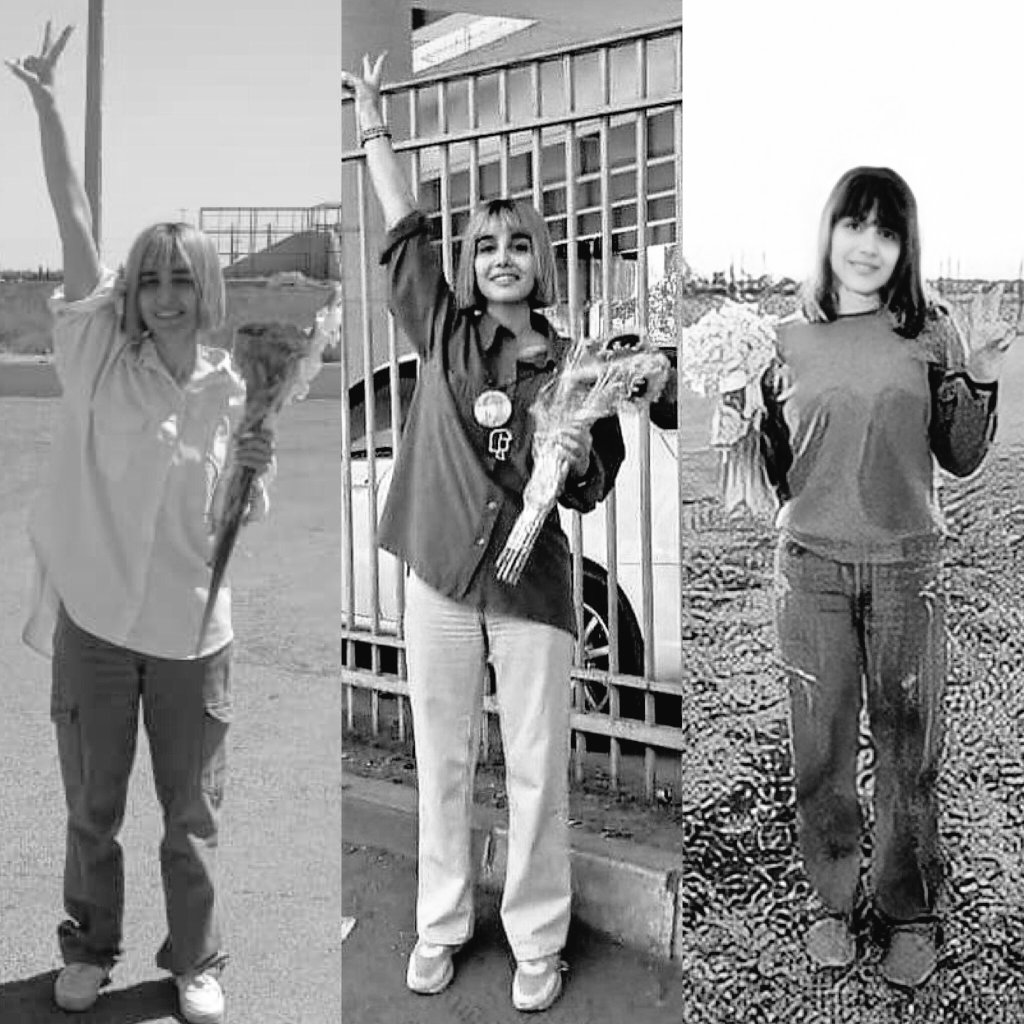 نازیلا معروفیان برای بار چهارم، آزاد شد...
کسی که بدون مرتکب شدن هیچ جرمی، هر جنایتی باهاش کردن...
#نازیلا_معروفیان 
#مهسا_امینی