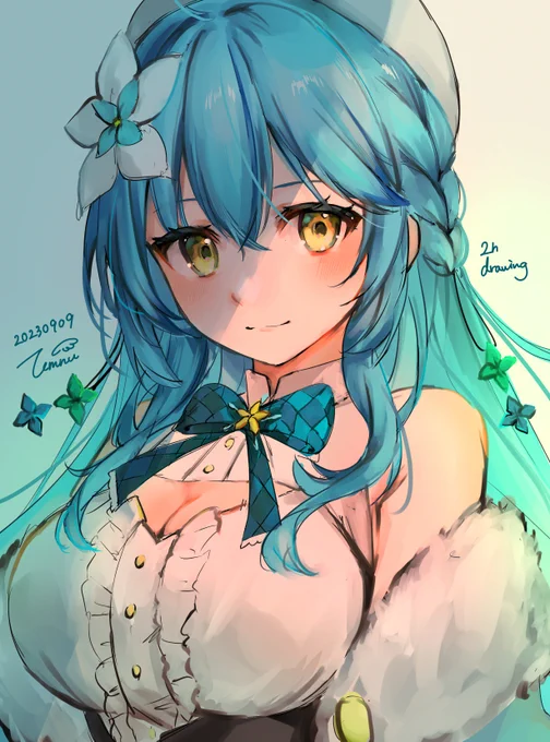 ツードロでラミィさん描いてみました