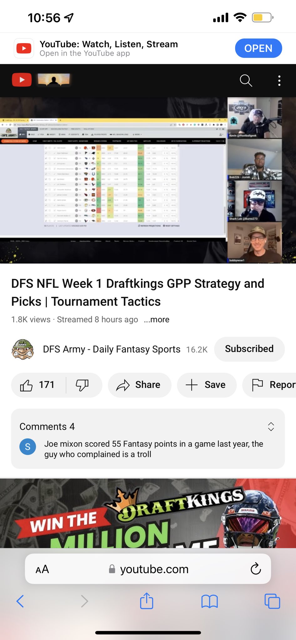 NFL Week 3 DraftKings : Milly Maker Secrets and Top Plays 