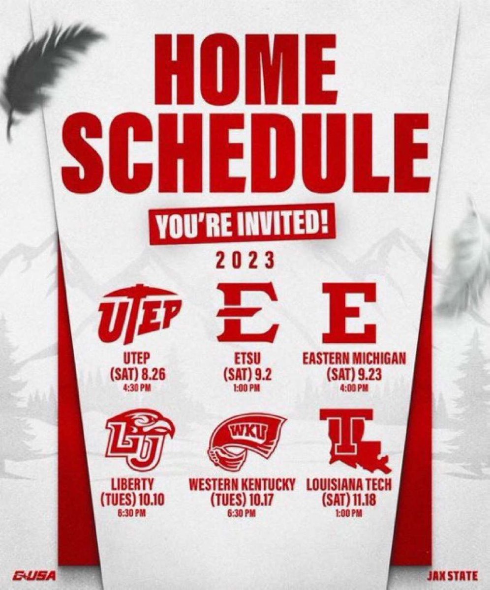 Appreciate the Gameday invite!🐔
<a href="/JaxStateFB/">Jax State Football</a> <a href="/CoachRod_McD/">Rod McDowell</a>