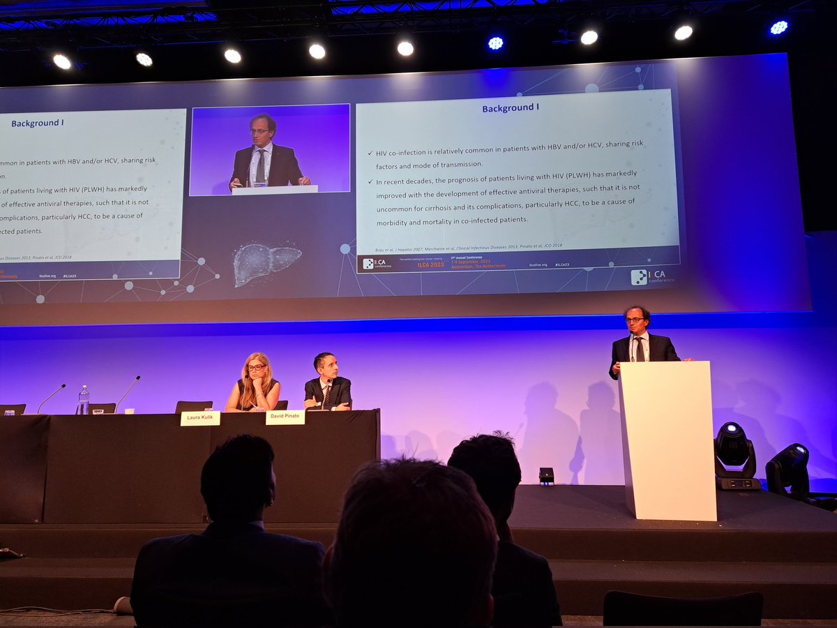 Lcanova94's tweet photo. Amazing oral presentation on HCC in HIV infected patients by @massimoiava and @EleonoraAlim at #ILCA2023 @ILCAnews. https://t.co/52zTsDtzVk