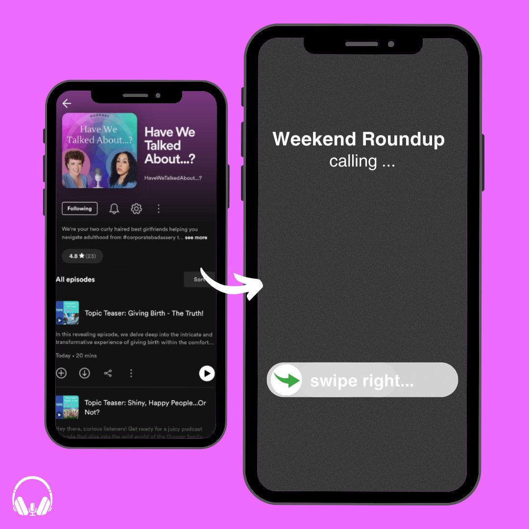 HveWeTalkedAbt's tweet photo. Weekend Roundup! In case you missed it, 3 episodes dropped this week🎉Interested in listening to them? Comment "listen now" and the title of the episode, and we'll send you the link directly🔗 ✨ Happy Listening🎧 #weekendroundup #episoderecap #labouranddelivery #givingbirth https://t.co/wCil6IDJ2M