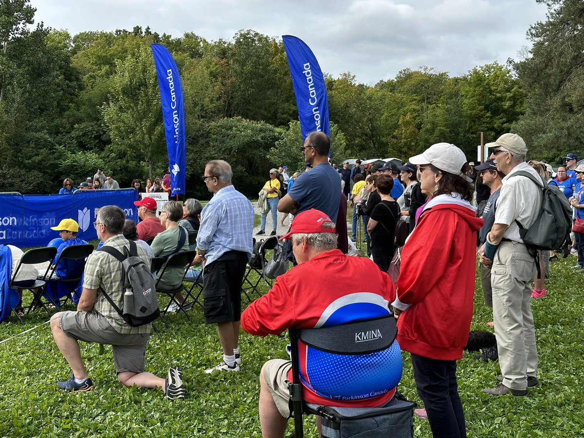 Kicking off <a href="/SuperWalk/">Parkinson Canada SuperWalk</a> here in Toronto, supporting 100,000 people living with PD across Canada <a href="/ParkinsonCanada/">Parkinson Canada</a>