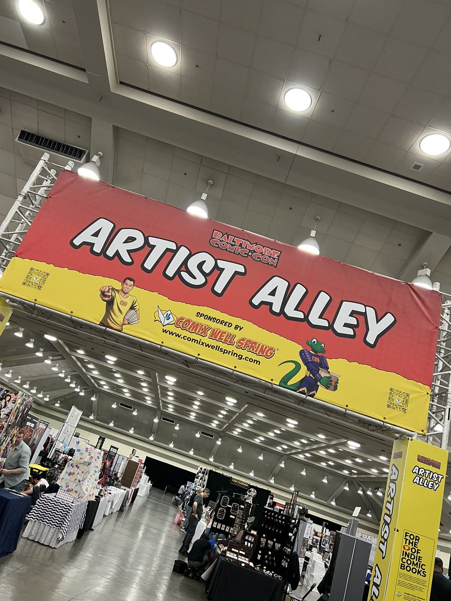 joempalumbo's tweet photo. Day 2  of @baltimorecomics has started!! We’re here 10-7 pm today. Stop by Artist Alley booth C12 to say hi!

#joepalumboart #baltimorecomiccon #baltimore #artistalley #ComicCon #comicconvention #conventionlife #art #fantasyart #fanart #comicart #painting #drawing #commission https://t.co/sAYFaKhXmf