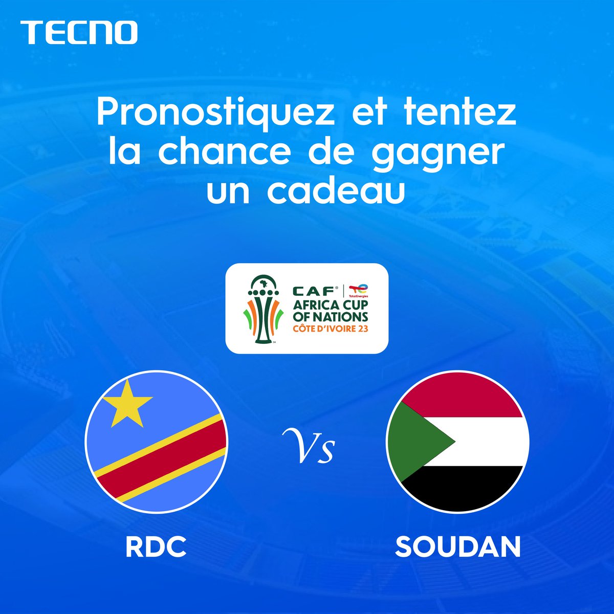 ⚽⚽⚽🥳🥳🥳 Quel sera le score final de ce GRAND match ?? À bientôt...

#football #caf #RDCongo #soudan #TECNO