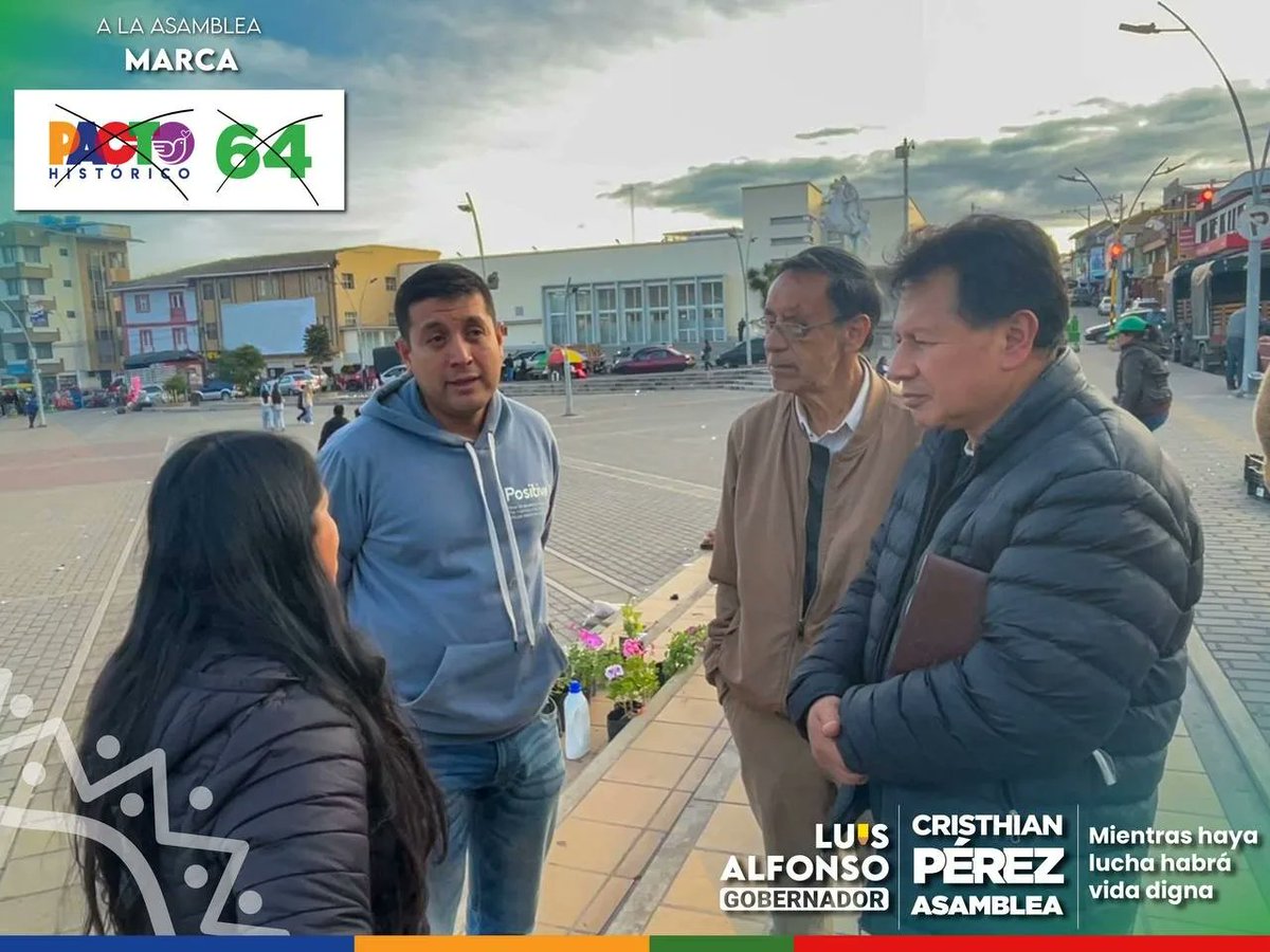 cristhianperezp's tweet photo. 🤝 Confiamos que nuestro #Nariño confía en el cambio. En #Tuquerres, #Guaitarilla e #Ipiales, sienten que con el gobierno del cambio la vida será digna 🔰 🌋.
#Elecciones2023 🗳 ♥ https://t.co/TrLjoq2mjU