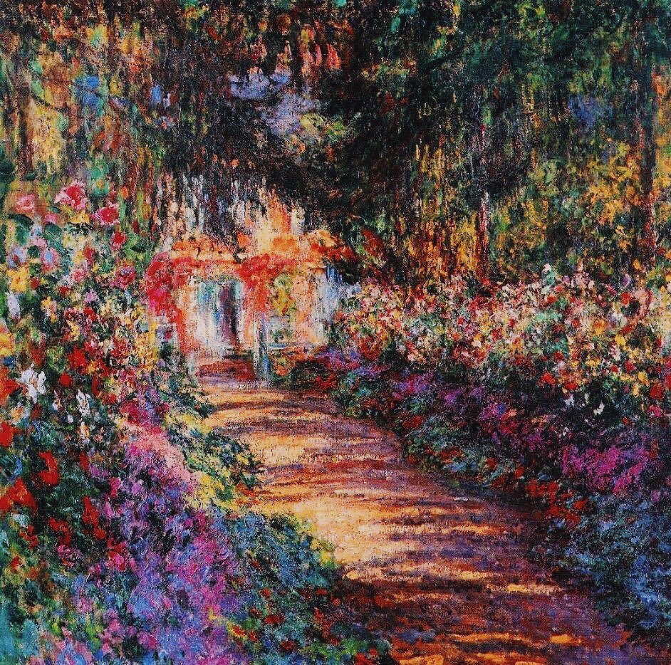 Claude Monet ve bahçeleri.