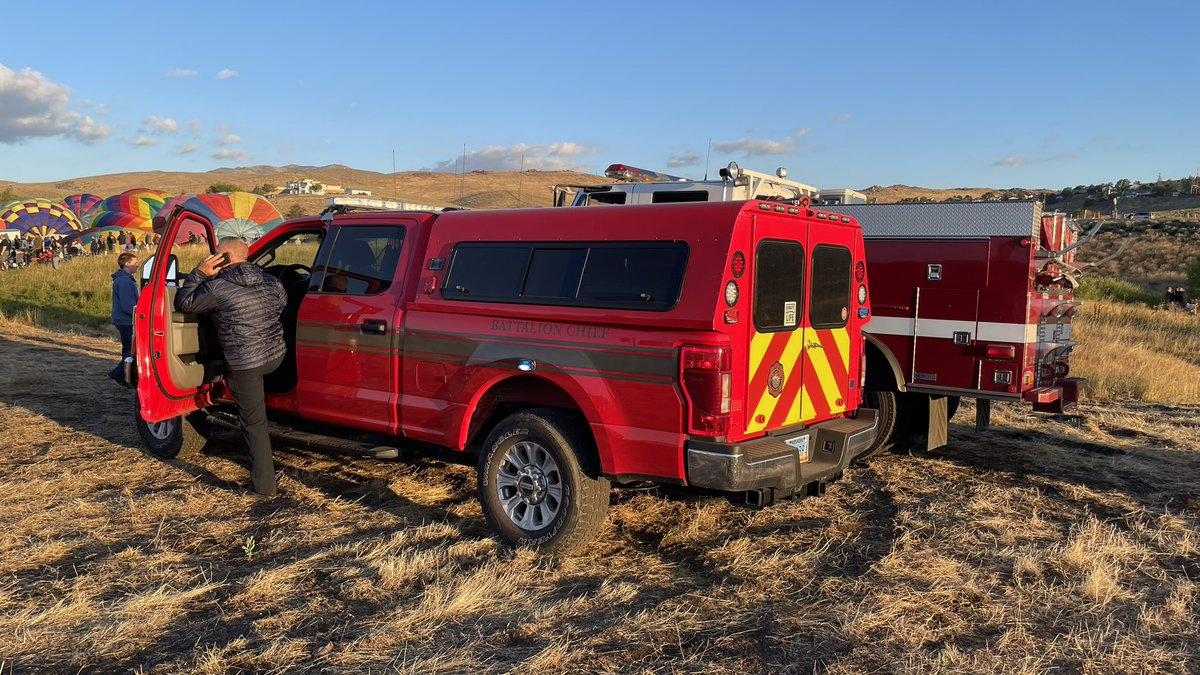 TMFPD's tweet image. Great morning at the @renoballoon Races! Stop by and see us tomorrow for the final day of the 2023 Season. #TMFR