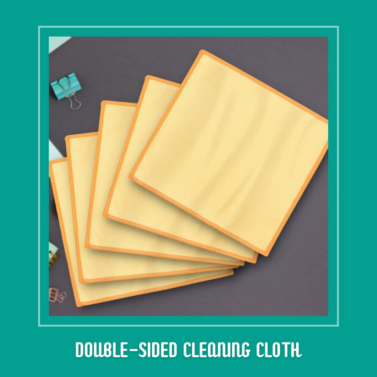 ecofused's tweet photo. Save money and lessen your household waste when you use a Double-sided Microfiber Cloth. Not only does it clean well and does not damage your devices and gadgets, it's also washable and long lasting! You wouldn't have to spend extra money buying paper towels. ⭐ ✨ 👌 https://t.co/rypkvb5Ogg