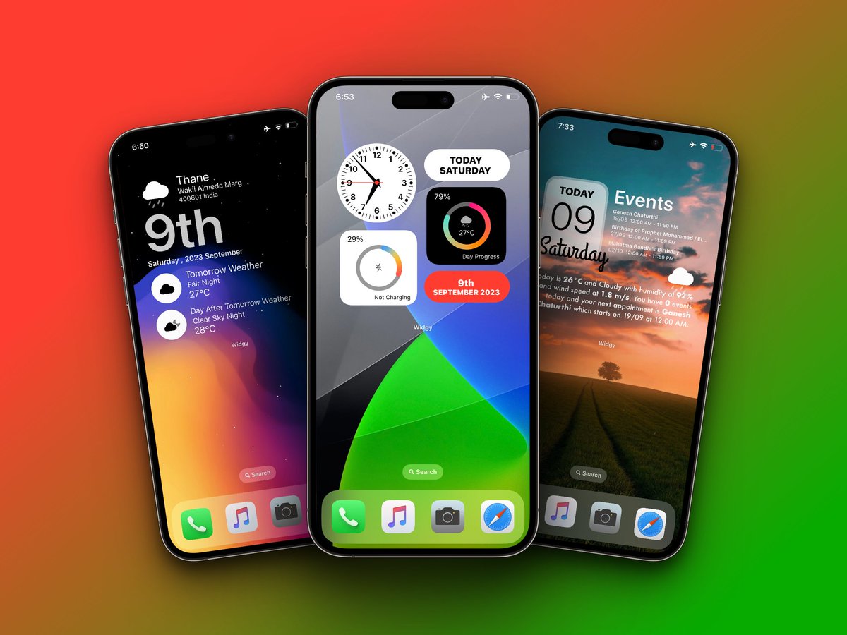 Ahmadansari2233's tweet image. 🔥💥 Hello Guy&apos;s New Widgy Widget Packs for iOS User&apos;s 💥🔥 Call 

#Arrowoswidgets

bit.ly/arrowoswidgets

First Release With 20 Big Size Widgets More Sizes And Update Comes Every Week thanks gett

#iOS17 #iOS166 #iOS77 #iOS165 #Widgy #Widgets #Wallpapers #iPhone15ProMax…