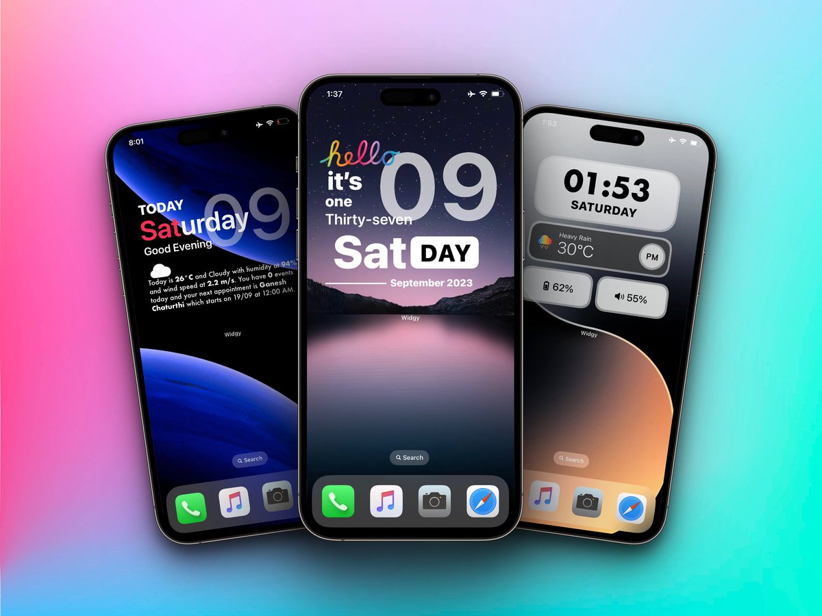 Ahmadansari2233's tweet image. 🔥💥 Hello Guy&apos;s New Widgy Widget Packs for iOS User&apos;s 💥🔥 Call 

#Arrowoswidgets

bit.ly/arrowoswidgets

First Release With 20 Big Size Widgets More Sizes And Update Comes Every Week thanks gett

#iOS17 #iOS166 #iOS77 #iOS165 #Widgy #Widgets #Wallpapers #iPhone15ProMax…