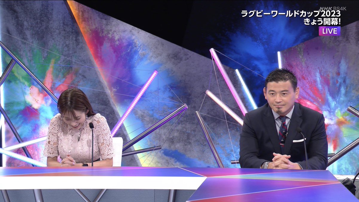 vote_her5's tweet photo. 昨日の中川アナ！

#中川安奈 #中川アナ #アナウンサー #女子アナ #NHK #サンデースポーツ #あんなこんな #ラグビーW杯2023 #ラグビーワールドカップ2023フランス大会 https://t.co/8lLg6VIZrP