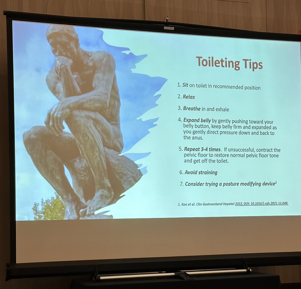 DrDanyRaad's tweet photo. @umfoodoc tips for toileting . Teach your patients #howtopoop
@OHgastrosociety #OGS2023 https://t.co/g8S4uzvqxd