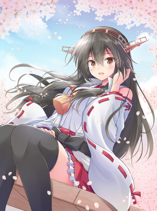 「haruna (kancolle) red skirt」Fan Art(Latest)