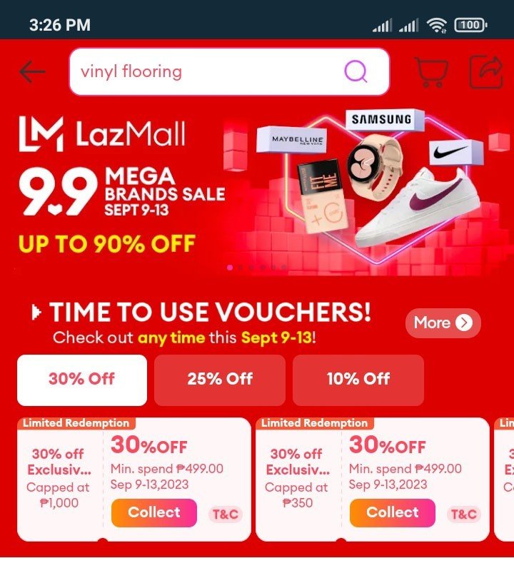corbinlopez39's tweet image. 💥 LazMall voucher 9.9 💥

❇️ Enjoy upto 30% cashback

👉 Grab Lazada voucher here: b.link/i3v3wp

#lazadaphilippinesvouchercode #lazmall #99lazadavoucher #promotion #promocode #lazadavouchercode2023 #lazadaph