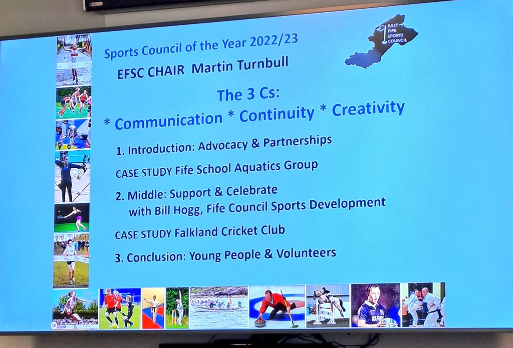 Martin Turnbull from East Fife Sports Council and Bill Hogg from @FifeLeisure joined us in Stirling to present on how the 3 C's have led to significant improvements in club & volunteer support   

💻 Communication 
🔁 Continuity
💡 Creativity

#ScotClubConf