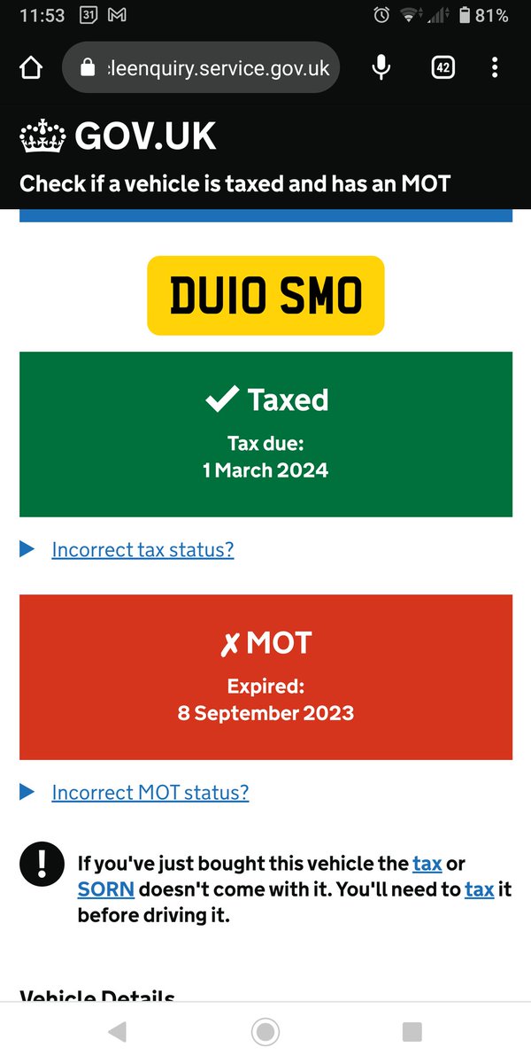 CopnorCyclist's tweet photo. @DVLAgovuk @RoadTax7 There's quite the pattern of forgetfulness in evidence here. Maybe @HantsPolRoads should offer him a reminder.
#Repeatoffender
#driverbehaviour #DU10SMO https://t.co/ZRnvI5h5s0