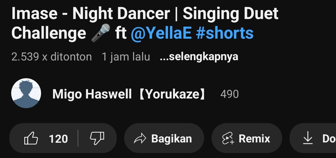 MigoHaswell's tweet photo. Thank you for the warm welcome,everyone. ๐
We reach 2.5k views in an hour. Easily become the craziest short i ever make.๐ฅ
If you haven't check it, link on the RT down below.
Hope you enjoyed it โ๏ธ
#MiGoTwitter https://t.co/FZn8wSGD89