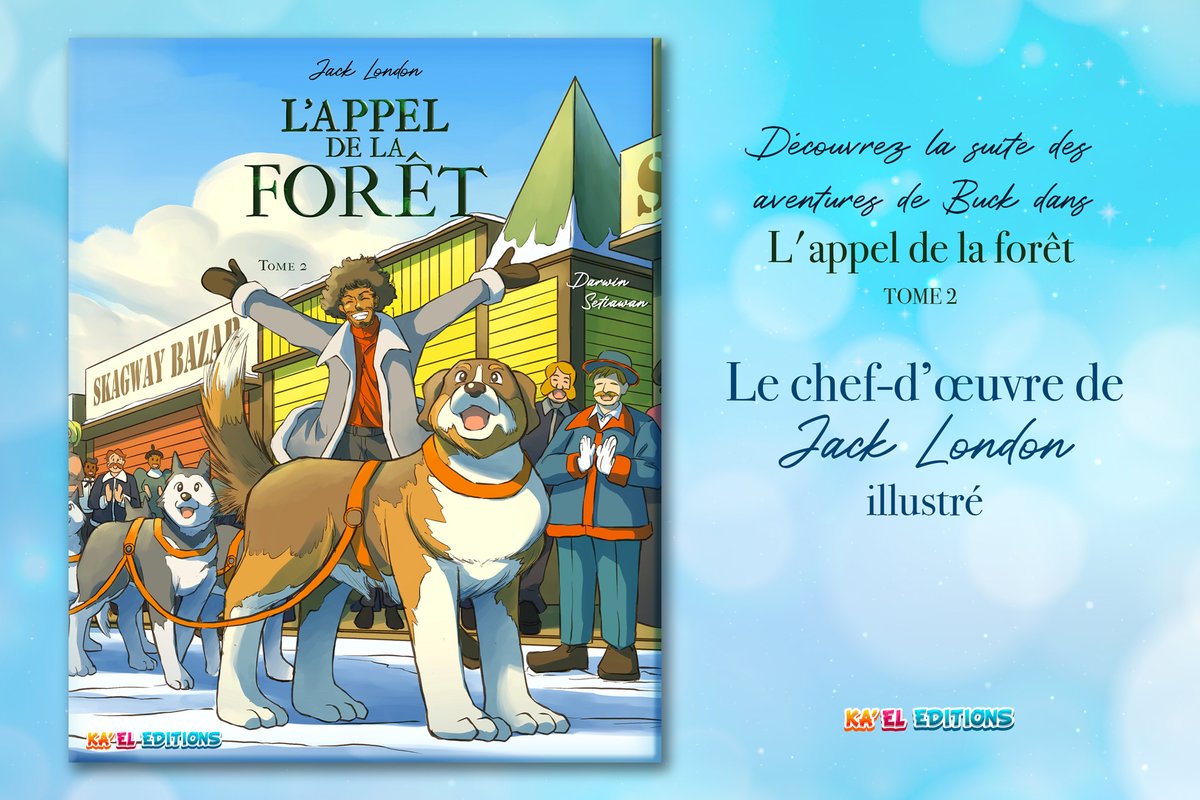 Le tome 2 est sorti 🎉
Vous pouvez le découvrir juste ici kael-editions.com/lappel-de-la-f…

#sortie #litterature #Jeunesse #booktwt #BookTwitter  #bookaddict #booklovers #romanjeunesse  #amitié #chien #aventure #roman #illustrations #litteraturejeunesse