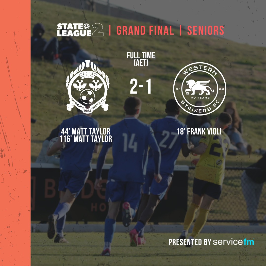 FSALeagues's tweet photo. Salisbury United's epic #StateLeagueTwo Grand Final win! π
A fantastic comeback, securing the trophy in the extra time! https://t.co/xXsGc8qvQY