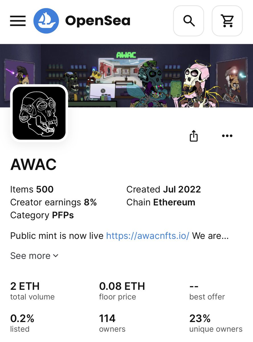 🚨 Arab Artists Week🚨

1️⃣ <a href="/Saudimigos/">Saudimigos</a> by @777VISION777 
2️⃣ <a href="/KALIMATNFT/">KALIMAT NFT</a> by <a href="/MxMyA_/">MxMyA</a> 
3️⃣ <a href="/BARIbyMDafalla/">BARI 🇸🇩</a> by <a href="/iMDafalla/">Mohammed Dafalla Mahgoub Osman</a>
4️⃣ AWAC by <a href="/GandoEth/">Gando.eth</a> 

If you know Arab artists, mention them in the reply along with their projects, lets show our support and appreciation 😎