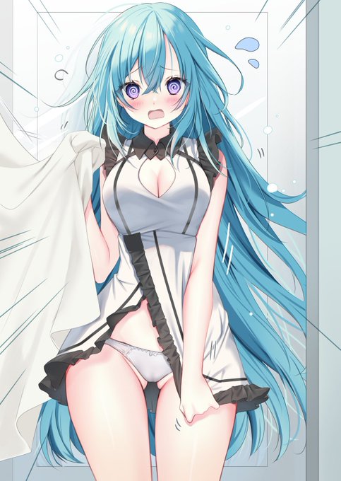 「この服、み…見えちゃうんだけど〜っ💦」 