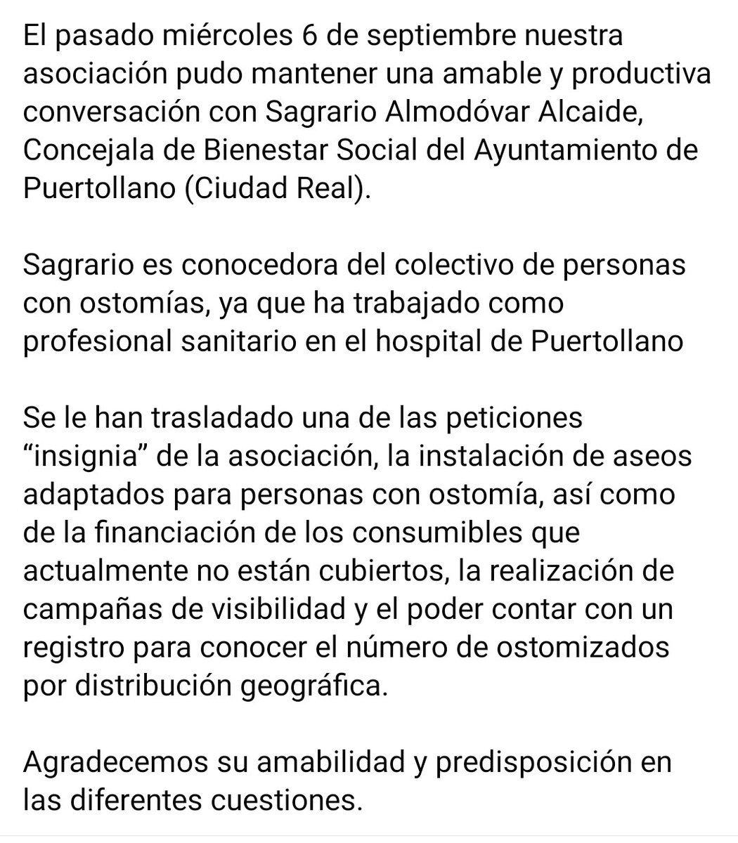 El pasado miércoles 6 de septiembre pudimos tener una interesante reunión con el <a href="/aytopuertollano/">PUERTOLLANO</a>