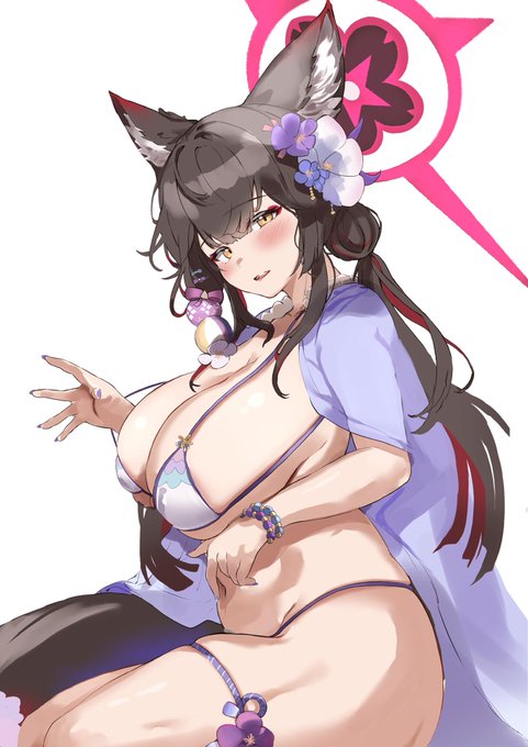 #夏が終わりそうだし今年描いた水着絵を貼ろうワカモ 