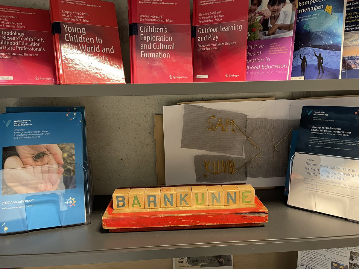The next week we will celabrate! 5 years as a Research Center and 5 more years to come! #BARNkunne @hvl_no <a href="/MonashEducation/">Monash Education</a> <a href="/UiTNorgesarktis/">UiT Norges arktiske universitet</a> <a href="/bergenkommune/">Bergen kommune</a> <a href="/UIS_UH/">Utdanningsfakultetet</a>